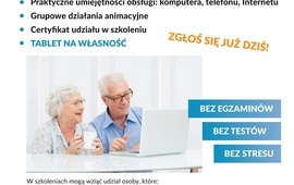 Darmowe szkolenia komputerowe dla seniorów 65+