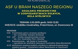 ASF u bram naszego regionu działania prewencyjne