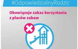 Korzystanie z placów zabaw zabronione