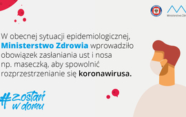 Obowiązek zakrywania ust i nosa w miejscach publicznych