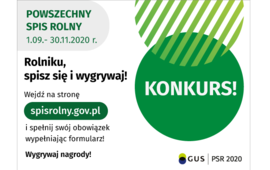 Powszechny Spis Rolny 2020. Konkurs „Rolniku, spisz się i wygrywaj” 