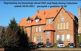 Zawiadomienie o zwołaniu XXX sesji Rady Gminy Człuchów na dzień 28 maja 2021...
