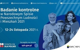 Badanie kontrolne w Narodowym Spisie Powszechnym Ludności i Mieszkań 2021