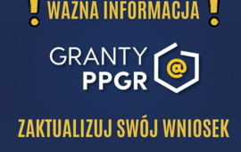 Grant „PPGR” – informacja dla osób, które zgłosiły się do projektu