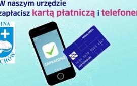 W naszym urzędzie można regulować należności kartą płatniczą lub telefonem